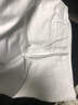 優(yōu)貝爾斯微喇叭休閑褲女春秋款顯瘦職業(yè)通勤斜兜百搭正裝白色西褲女 白色K38 XL/29 曬單實拍圖