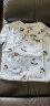 啄木鸟纯棉短袖t恤女白色半袖体恤夏装2024年新款韩版宽松女士夏季上衣 810蓝色方块 M 建议95-110斤 实拍图
