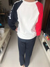 KAPPA卡帕睡衣女秋季居家服女士休閑套裝棉質(zhì)套頭可外穿時(shí)尚家居服 紅白藍(lán) L 曬單實(shí)拍圖
