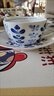光峰 日式陶瓷菜盤(pán)骨碟子創(chuàng)意輕量瓷器釉下彩餐具日本原產(chǎn)進(jìn)口薄荷款 8.7英寸大菜盤(pán)子高4.8cm 1個(gè) 22cm 曬單實(shí)拍圖