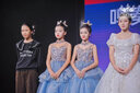 小咔衣濃女童禮服公主裙高端生日宴花童婚禮紗裙兒童主持人鋼琴演出服夏季 藍(lán)色X3990無袖連衣裙 130 曬單實(shí)拍圖