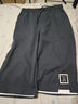 真維斯短褲男夏季新款寬松大碼假兩件運動(dòng)七分褲潮流休閑男士冰絲短褲 2219灰色 XL (建議125-140斤） 曬單實(shí)拍圖