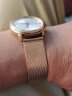 老皮匠 超薄钢带  男女 手表配件 代用CK DW表带 不锈钢表链 米兰编织金属手表带 细网--玫瑰金色 20mm 实拍图