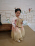 奧蒙威漢服女童夏季兒童古風(fēng)超仙襦裙中國風(fēng)連衣裙女孩古裝表演服kj-821 桃夭粉色長(cháng)袖 120 曬單實(shí)拍圖