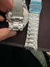 代用卡西歐實(shí)心精鋼手表帶男EF-524 ef-534-539不銹鋼金屬系列專(zhuān)用接口腕帶鋼帶配件 539型號使用-銀色 曬單實(shí)拍圖