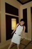 Mandy Zhang法式釘珠白色醋酸掛脖連衣裙女夏氣質(zhì)無袖小禮服短裙子 山茶花色 XS 155/80A 曬單實(shí)拍圖