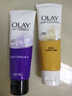 玉蘭油（OLAY）乳液潔面乳+細滑煥膚補水保濕低泡深層清潔卸妝女去角質(zhì)洗面奶 曬單實(shí)拍圖