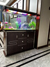 松寶魚缸水族箱客廳家用落地玻璃大中小型金魚缸懶人生態(tài)免換水帶柜子 100CM魚缸(含顯示屏)+木柜 曬單實(shí)拍圖
