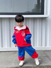 G.DUCKKIDS童裝蜘蛛俠衣服男童套裝春秋季2024帥氣兒童衛(wèi)衣開衫運動服兩件套 紅色 110碼適合100-110cm年齡4-5歲 曬單實拍圖