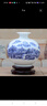 景德鎮陶瓷器古典粉彩陶瓷花瓶家居工藝品客廳裝飾品擺件插花花器 青花山水 帶底座 曬單實(shí)拍圖