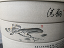 正揚(yáng) 老巖泥粗陶土茶葉罐大號(hào)普洱陶瓷茶罐 茶餅盒 七子餅儲(chǔ)存罐 醒茶罐子 粗陶普洱罐接層(無(wú)蓋)-清韻荷香 曬單實(shí)拍圖