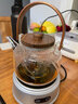 憶壺茶（YIHUTEA）玻璃茶壺茶水分離泡茶壺玻璃加厚耐熱煮茶壺功夫茶具煮茶器 【蒸煮雙內(nèi)膽】1000ML光面茶壺 曬單實拍圖