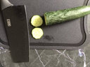 小天籟 菜刀套裝刀具廚房家用不銹鋼切菜刀菜板二合一全套廚具硅膠鍋鏟勺宿舍刀具組合裝水果刀瓜刨帶刀架 【2件套】菜刀+菜板 曬單實(shí)拍圖