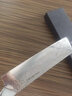 愉家（YUJIA） 菜刀切肉刀單刀廚房家用小菜刀不銹鋼鋒利刀具陽江切片刀女士小菜刀 黑色手柄 曬單實(shí)拍圖