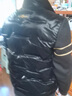 朗赫柏旗輕奢高端羽絨服男短款冬季潮流男裝立領(lǐng)時(shí)尚針織袖加厚保暖外套男 2209黑色 L （50） 曬單實(shí)拍圖