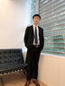 杉杉英倫西裝男套裝修身小西裝商務(wù)職業(yè)正裝伴裝新郎結婚禮服休閑西服 黑色雙扣【西裝+西褲】 M 【建議115斤以?xún)取?曬單實(shí)拍圖