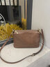 老人頭包包女包牛皮斜挎包女士復古新款實(shí)用簡(jiǎn)約生日禮物送媽媽款單肩包 啡色【生日禮物母親節送媽媽】 曬單實(shí)拍圖