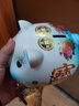 悅匯禮屋 存錢(qián)罐 創(chuàng  )意兒童陶瓷豬儲蓄罐成人大號只進(jìn)不出可存取大容量可愛(ài) 可存可取中號藍色可存1萬(wàn)紙幣 曬單實(shí)拍圖