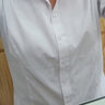 佐馬仕短袖襯衫女商務休閑職業(yè)正裝修身免燙襯衣女士工裝上班工作服 DN2655 方領(lǐng)白色平板 38 碼 曬單實拍圖