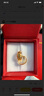 菜百首飾 黃金耳飾 足金簡(jiǎn)約大氣經(jīng)典泰式車(chē)花耳環(huán)  HJ 黃金耳飾 約5.73g 曬單實(shí)拍圖