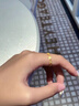 中國黃金（CHINA GOLD）足金麥穗戒指女新款黃金指環(huán)送老婆生七夕情人節(jié)禮物送女朋友老婆 麥穗戒指 約1.9g【品牌禮盒】 曬單實(shí)拍圖