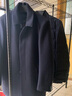 拉博夫羽絨服男修身立領(lǐng)鵝絨服男秋冬防寒保暖商務(wù)休閑水貂毛冬裝男外套 藍(lán)色 48/170/M 曬單實(shí)拍圖
