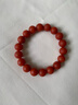 語(yǔ)唐保山南紅瑪瑙手串本命年手鏈云南佛珠柿子紅男女款 【收藏級 一物一證】11mm 曬單實(shí)拍圖