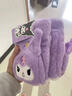 飾鹿熊庫洛米三麗鷗手套女冬季可愛(ài)女生冬天兒童生日禮物送女友新年禮盒 紫庫洛米手套 均碼 曬單實(shí)拍圖