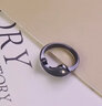 芯奢八卦疊戴組合套裝情侶對戒一對食指戒太極圖案陰陽(yáng)戒指開(kāi)口可調 一對 曬單實(shí)拍圖