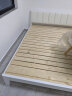 维特巴哈床双人床现代简约实木床北欧简易卧室大床家用成人婚床 实木床【无油漆】送5厘米床垫 1.8*2米 实拍图