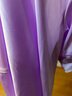 創(chuàng  )意女郎;CREATIVITY-GIRL真絲睡衣100%桑蠶絲女士高檔新款夏季薄款短袖睡裙性感家居服 306紫色(睡裙) L （推薦100-120斤） 曬單實(shí)拍圖