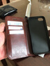 阿峻科科 4.7英寸蘋果8手機殼翻蓋式皮套iPhone7保護套全包邊硅膠軟男女款蘋果7外套 皮套棕色 蘋果8【4.7】+全屏鋼化膜+掛繩 曬單實拍圖
