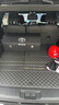 指南針適用豐田皇冠陸放后備箱墊23款全包圍七座汽車(chē)專(zhuān)用混動(dòng)裝飾尾箱墊 半包-黑米色 曬單實(shí)拍圖