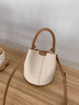CALWAN KEODH水桶包包女包2026新款斜挎包真皮單肩手提包生日禮物送女友老婆 【米白色】品牌小眾百搭通勤包實(shí)用走心女生閨蜜 曬單實(shí)拍圖