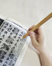 六品堂大白云學生正姿兼毫毛筆書法專用套裝初學 正姿白云兼毫--大 曬單實拍圖