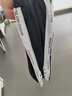 蘇京貓側邊排扣褲子男春秋美式潮牌直筒寬松潮流半開(kāi)闊腿運動(dòng)休閑長(cháng)褲男 黑色 L 曬單實(shí)拍圖