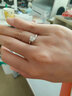 喜鉆七夕禮物 白18K金吻戀鉆石戒指扭臂鉆戒結(jié)婚求婚戒指送女友生日禮 現(xiàn)貨-白18K金26分鉆FG色VVS(22+4) 曬單實(shí)拍圖
