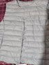 鴨鴨（YAYA）冬季羽絨服女百搭輕薄短款羽絨服女鴨絨冬時尚韓版KX 淺紫色 2XL 曬單實拍圖