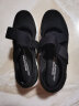 斯凯奇（Skechers）女鞋夏季魔术贴透气单鞋女玛丽珍鞋透气鞋女896026 BKW/黑色/白色 36.5 实拍图