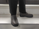 富貴鳥（FUGUINIAO）富貴鳥皮鞋男商務(wù)休閑鞋男鞋英倫男士正裝鞋男開車鞋子男爸爸鞋QC 黑色FG48240180 41 曬單實拍圖