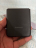 三星（SAMSUNG）Galaxy Z Flip3 5G 原裝手機殼 芳綸纖維保護殼 折疊屏保護套 黑色 曬單實(shí)拍圖