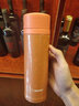 象?。╖O JIRUSHI） 進(jìn)口保溫杯SM-XA48/60真空不銹鋼水杯男女士便攜茶杯直身杯女士 DB橘色 480ml 曬單實(shí)拍圖