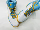 喬丹籃球鞋男運動(dòng)鞋夏季學(xué)生透氣高幫減震耐磨黑騎士戰靴運動(dòng)球鞋 芒果黃/冰藍 42 曬單實(shí)拍圖