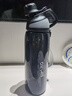 施密特（simita）運動(dòng)水杯Tritan耐高溫塑料杯大容量男女學(xué)生上學(xué)專(zhuān)用夏季健身水壺 黑灰-【進(jìn)口Tritan材質(zhì)】-700ml 曬單實(shí)拍圖