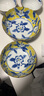 陶趣居 日本進口 陶瓷富貴黃彩日式陶瓷碗米飯碗湯碗沙拉碗日式面碗日式 小小號波浪邊深盤4.8英寸 曬單實拍圖