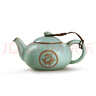 東道汝窯河南非遺2011年老東道 功夫茶具套裝 整套茶具 家用 開(kāi)片可養(yǎng) 天龍?zhí)鞓?lè)壺組（天青） 1個(gè) 曬單實(shí)拍圖