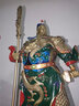 吉善緣 全銅《忠義蓋世》關(guān)公擺件 豎刀立刀關(guān)二爺關(guān)羽神像家居客廳辦公室公司供奉佛像武財神裝飾店鋪喬遷開(kāi)業(yè)禮品 特大號（綠色）長(cháng)31*寬21*高63cm 曬單實(shí)拍圖