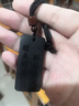 覓馨平安符無(wú)事牌刻字定制黑檀木質(zhì)吊墜項鏈項墜綠紫檀木牌掛件男女款 黑檀木-雙面刻字+掛繩 曬單實(shí)拍圖
