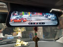 捷渡行車記錄儀前后雙錄10英寸1296P超清夜視流媒體后視鏡行車記錄儀 【套三】10吋1296P夜視雙錄+倒車影像+64G 曬單實(shí)拍圖
