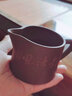 茗陽(yáng)宜興紫砂公道杯純全手工原礦老紫泥茶海分茶器套裝竹影清風(fēng)公杯 單只公道杯 曬單實(shí)拍圖